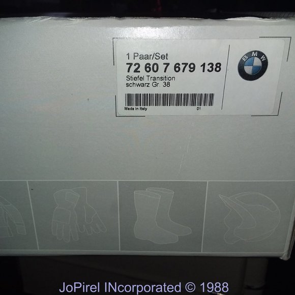 BMW Unisex Motorrad Gortex Stiefel Transition Boots Size 38 /6.5 726076791 - Picture 10 of 12